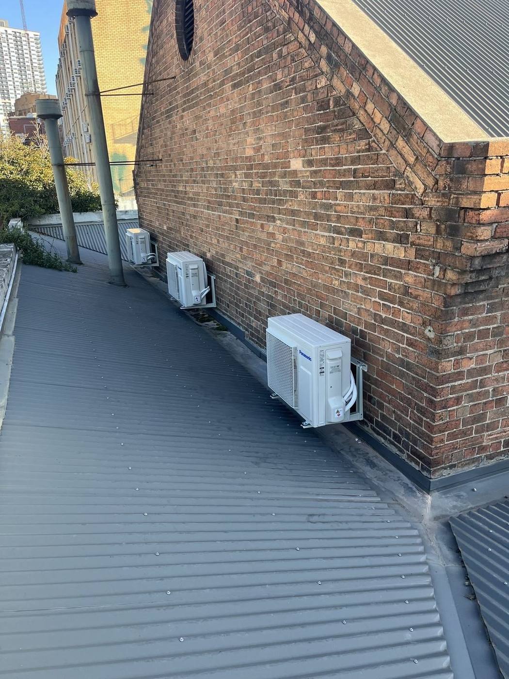 Panasonic split system outdoor unit installed by A-Temp